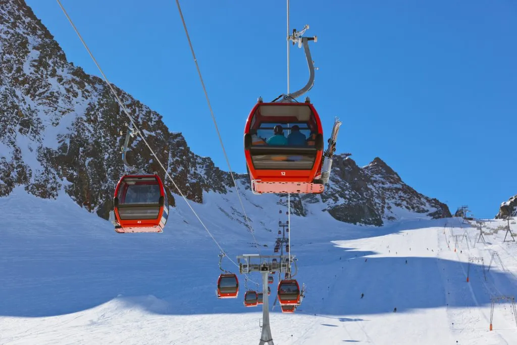 Station de ski de montagne - Innsbruck Autriche