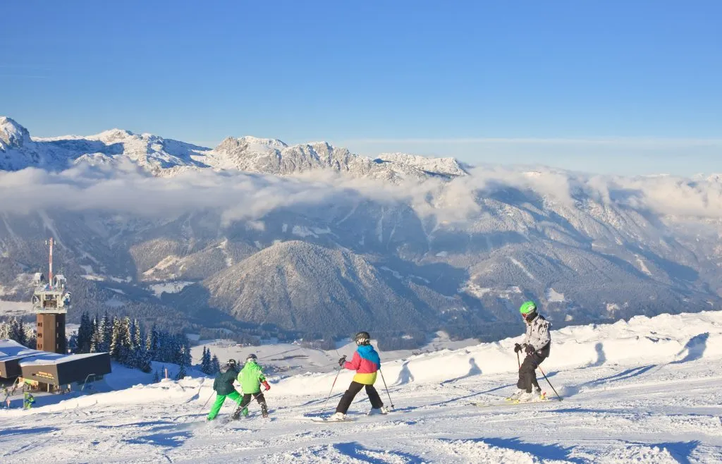 Ośrodek narciarski Schladming . Austria