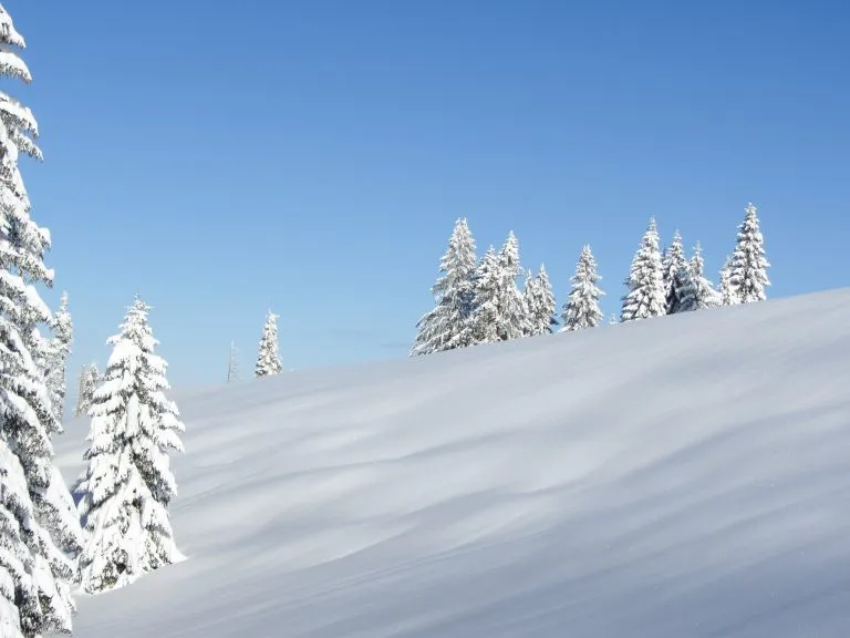 Scena zimowa w Söll Austria